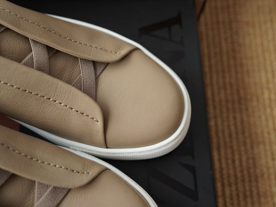 حذاء Zegna Triple Stitch الرياضي الفاخر