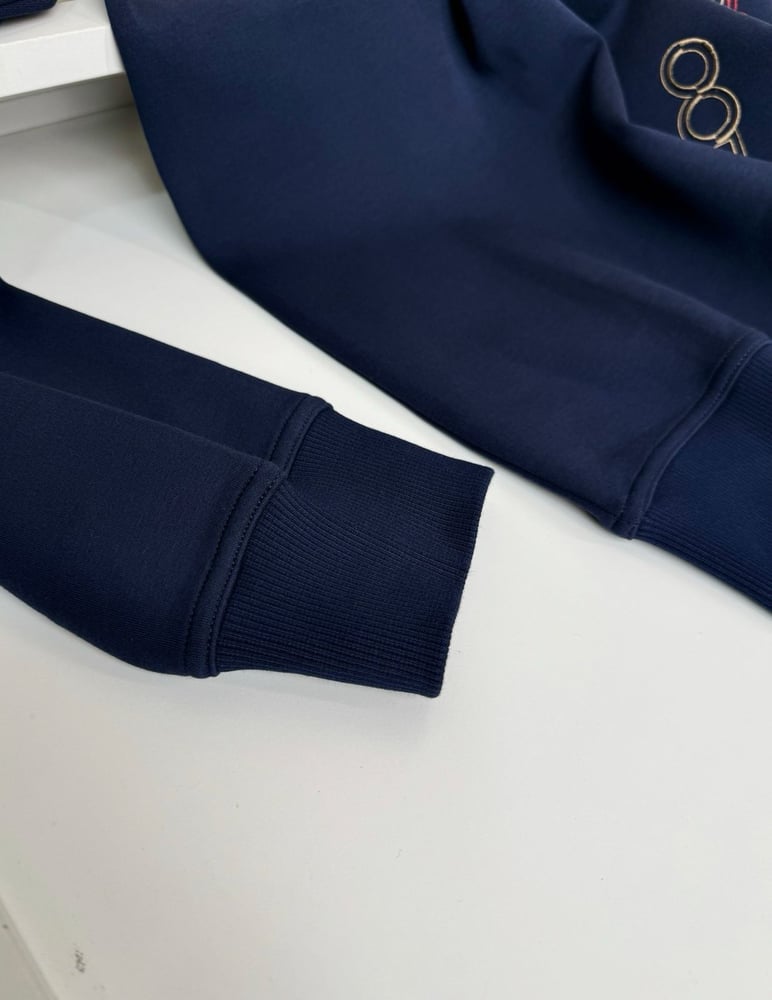 سويت شيرت / بلوفر رجالي فاخر بتفاصيل السحاب الجانبي من "هيرميس" (Hermès)