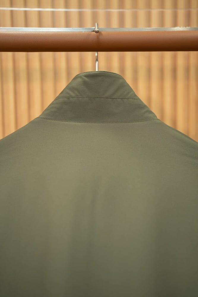 جاكيت بومبر ثنائي الوجه بأكمام طويلة من لورو بيانا | Loro Piana Reversible Bomber