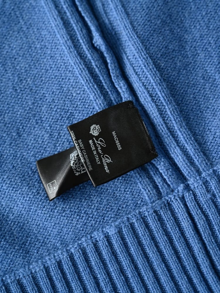 سترة لورو بيانا الرجالية الكشمير بسحاب كامل (Loro Piana Full-Zip Cashmere Cardigan)