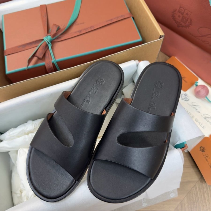 صندل Loro Piana Summer Walk - إصدار الجلد الطبيعي الفاخر