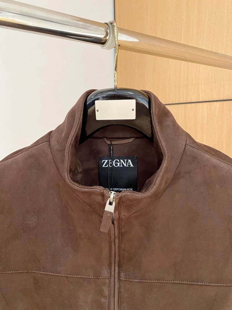 سدن شامواه للرجال من زيجنيا (Zegna Suede Vest)