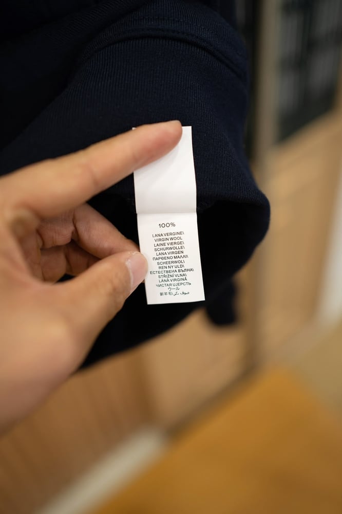 طقم صوف فاخر بسحاب من برونيلو كوتشينيلي - كحلي | Brunello Cucinelli Tracksuit