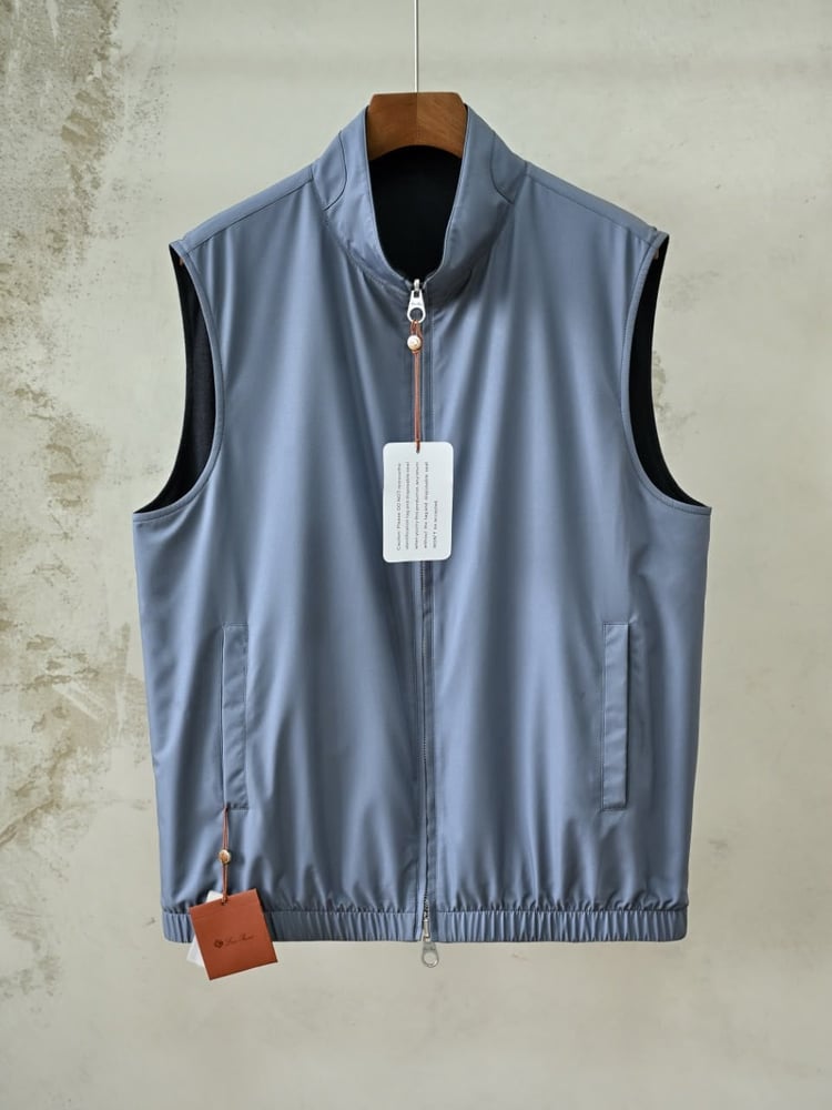 سديري رجالي فاخر من لورو بيانا | Loro Piana Green Storm System Vest
