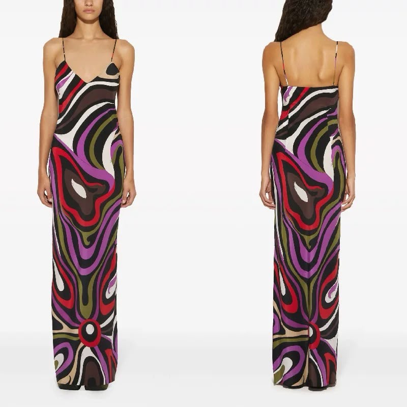 فستان "بوتشي" (Pucci) الفاخر