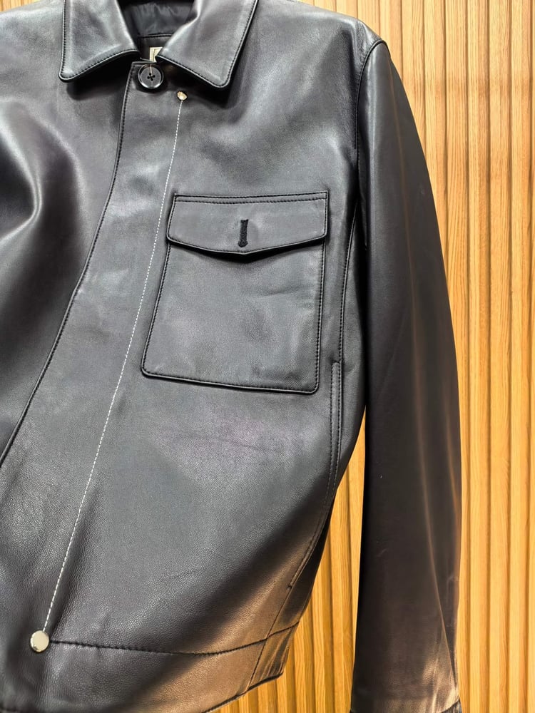جاكيت هيرميس الجلدي الفاخر (Hermes Leather Jacket)