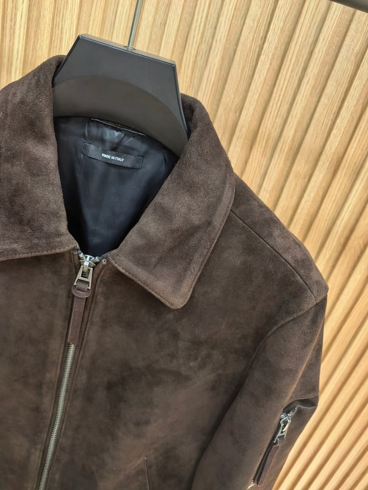 جاكيت توم فورد الشمواه الفاخر (Tom Ford Suede Jacket)