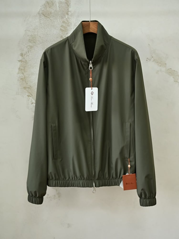 جاكيت بومبر reversible من لورو بيانا (Loro Piana Reversible Bomber Jacket)