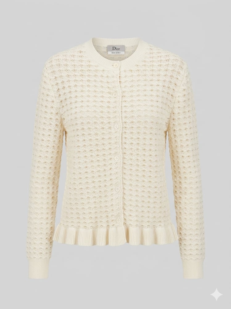 كارديغان "ديور" المحاك الراقي (Dior Luxury Knit Cardigan)