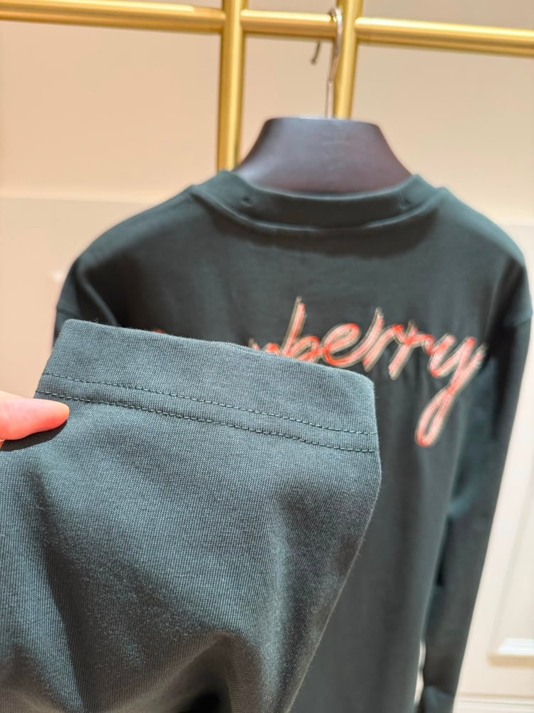 بلوزة (سويتشيرت خفيف) رجالي بأكمام طويلة من بربري (Burberry Long-Sleeve Top)