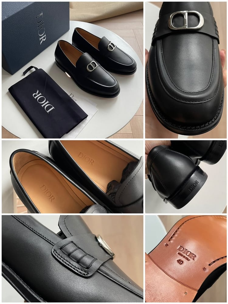 حذاء لوفر رجالي فاخر بتصميم ديور (Dior)