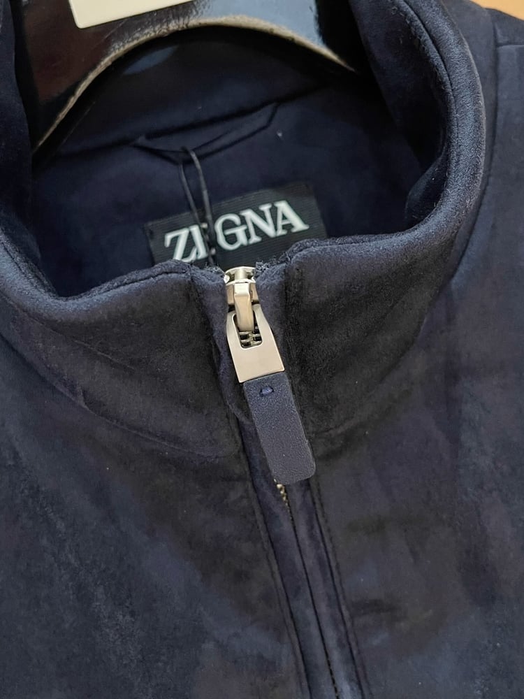 سدن شامواه للرجال من زيجنيا (Zegna Suede Vest)