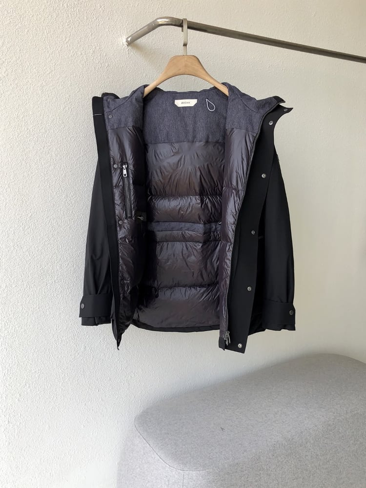 جاكيت إرمينيجيلدو زينيا التقني المقاوم للعوامل الجوية (Ermenegildo Zegna Techmercer Parka Jacket)