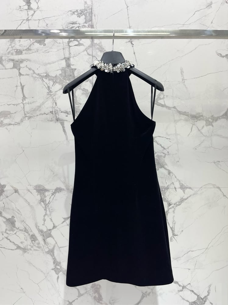 فستان "بالمان" (Balmain) السهري القصير الفاخر