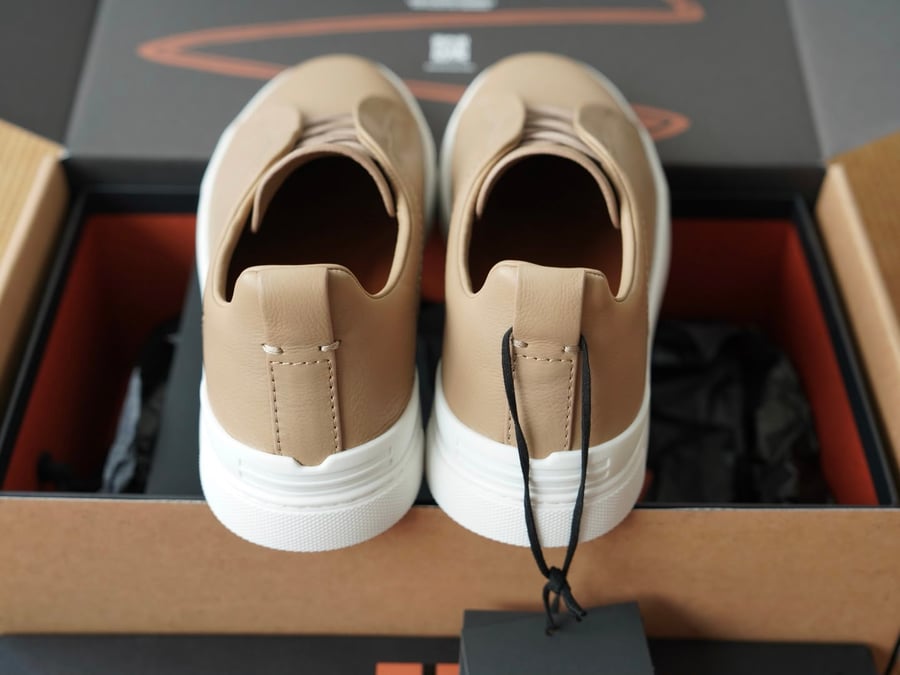 حذاء Zegna Triple Stitch الرياضي الفاخر