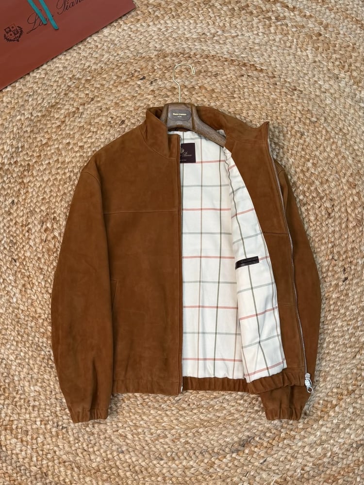 جاكيت لورو بيانا الشمواه الفاخر (Loro Piana Suede Jacket)
