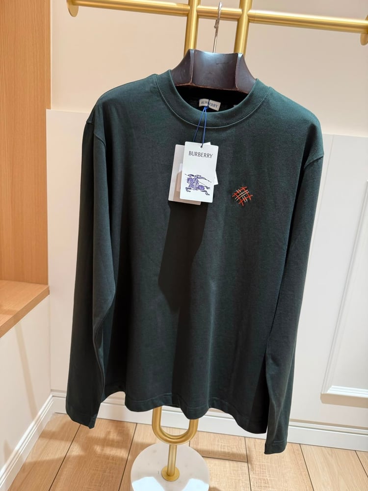 بلوزة (سويتشيرت خفيف) رجالي بأكمام طويلة من بربري (Burberry Long-Sleeve Top)