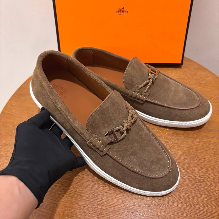 حذاء هيرميس سولي سنيكرز بني Hermès Sully sneaker