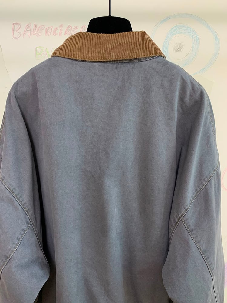 جاكيت "ميو ميو" القطني بياقة مخملية (Miu Miu Cotton Jacket)