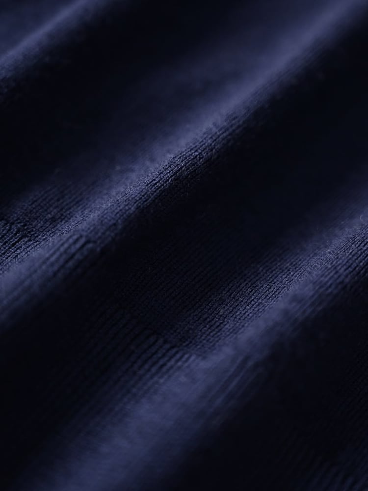سترة كيتون الرجالية المحبوكة بنصف سحاب (Kiton 14 Micron Wool Half-Zip Pullover)