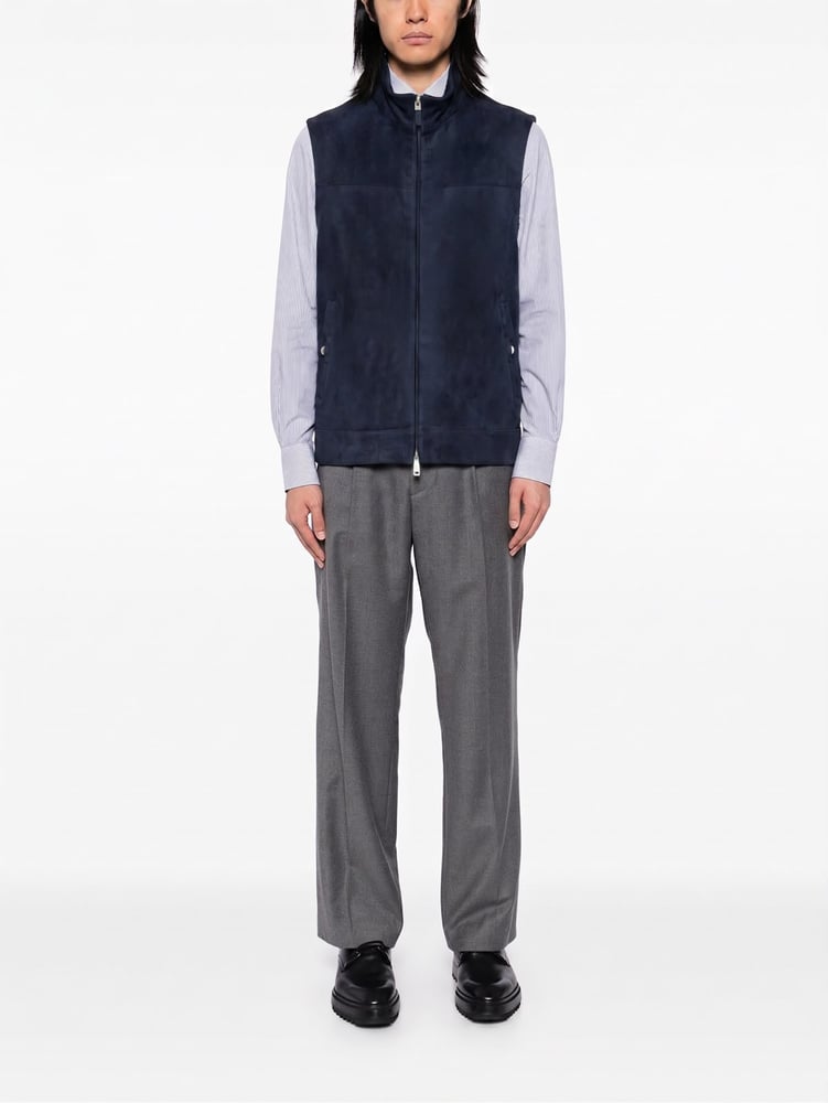 سدن شامواه للرجال من زيجنيا (Zegna Suede Vest)