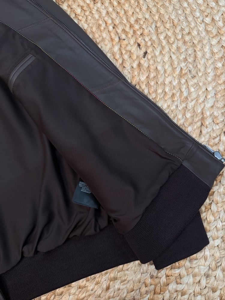 جاكيت إرمينيجيلدو زينيا الجلدي الفاخر (Ermenegildo Zegna Leather Jacket)