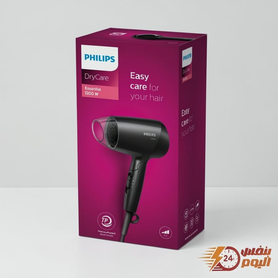 Philips Essential Care Hair Dryer BHC010/13 – Black