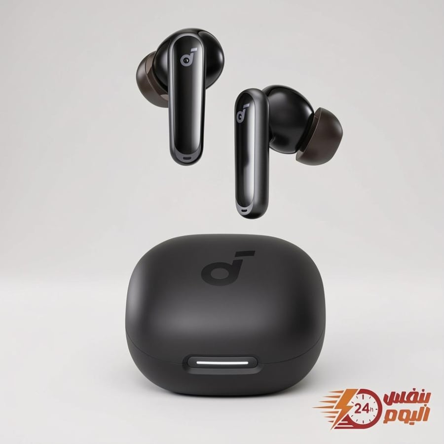 Soundcore P40i by Anker Adaptive Noise Cancelling Wireless Earbuds – Black