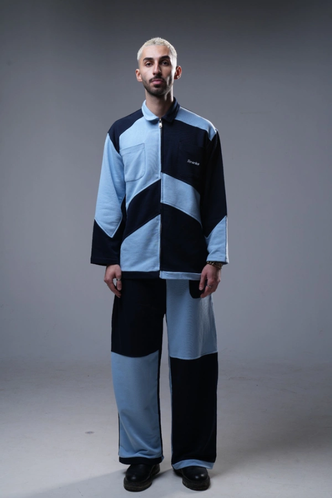SPARKS Set — Jacket & Pants | Navy & Sky Blue
