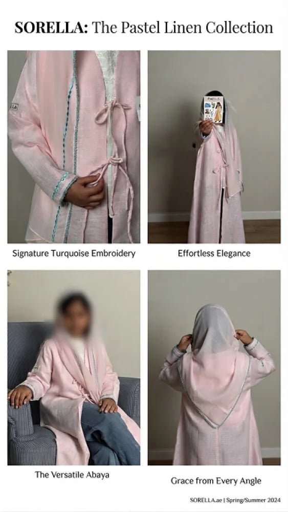 عباية نسيم الورد