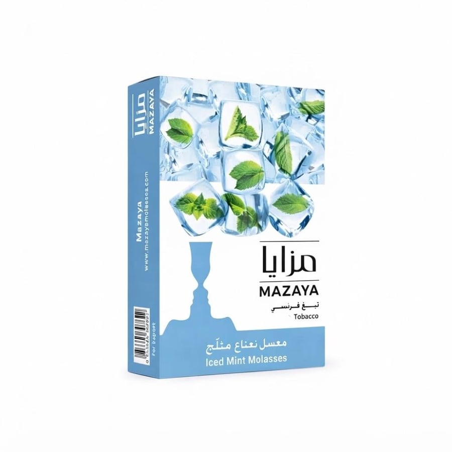 معسل مزايا نعناع مثلج 50 جرام Mazaya Iced Mint Molasses 50g