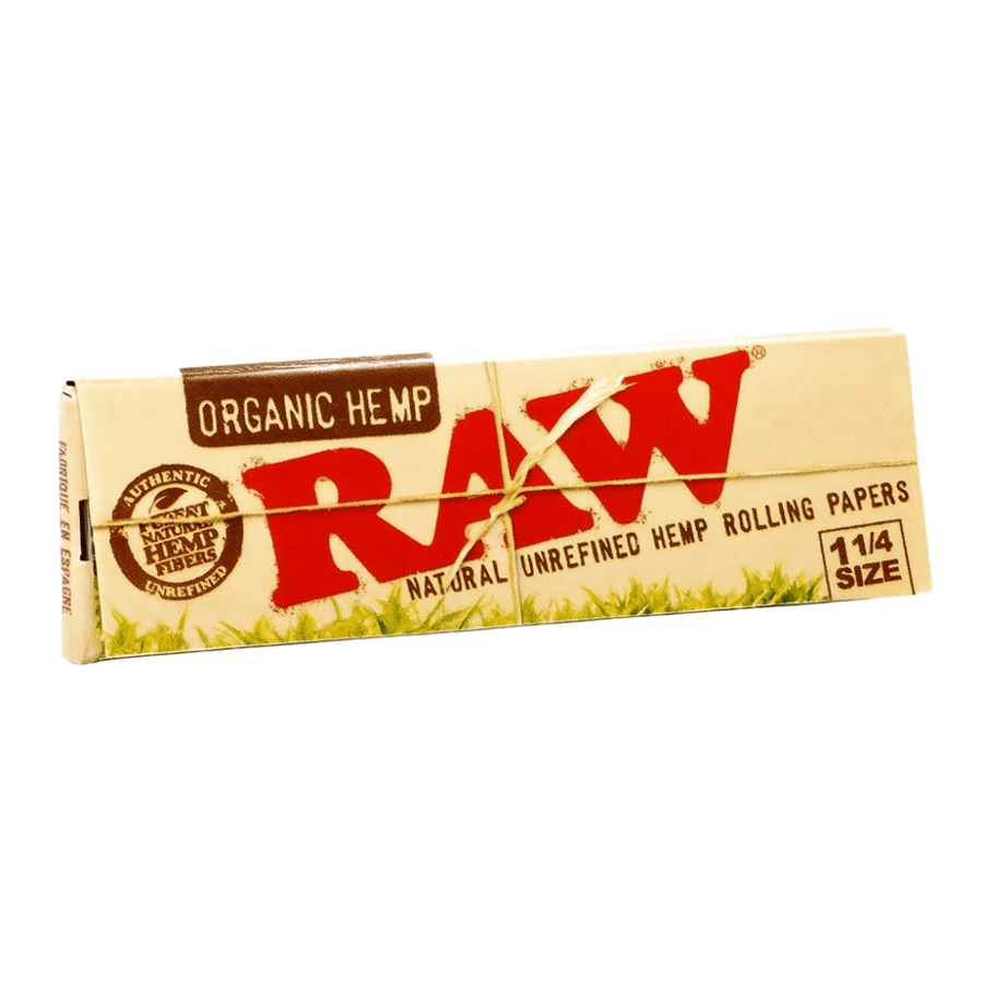 ورق راو أورجانيك هيمب 1¼ – 50 ورقة | RAW Organic Hemp Rolling Papers 1¼