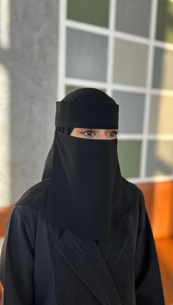 نقاب قصير +نقاب وسط +نقاب لاصق وسط