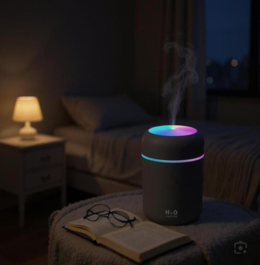 Colorful USB air humidifier - refresh your atmosphere with rainbow colors