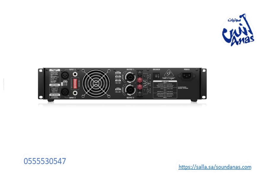 مضخم صوت جهاز مقوي باور ، برنقر Behringer 4000W EP-4000