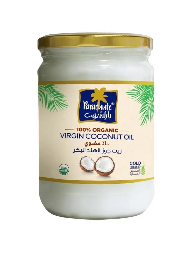 زيت جوز الهند البكر 100% عضوي من باراشوت - 500 مل