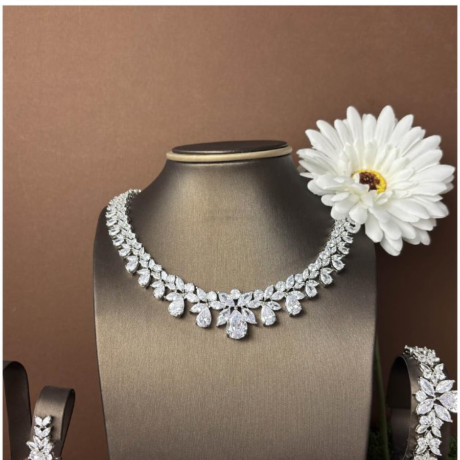 طقم زركون ناعم