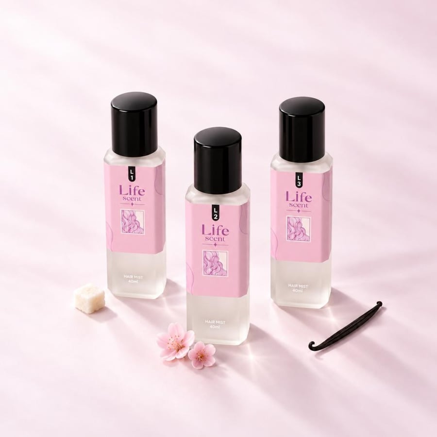 باقة عطور الشعر الفاخرة