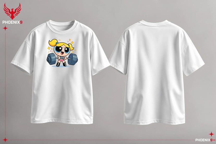 تيشيرت Powerpuff Gym – Bubbles