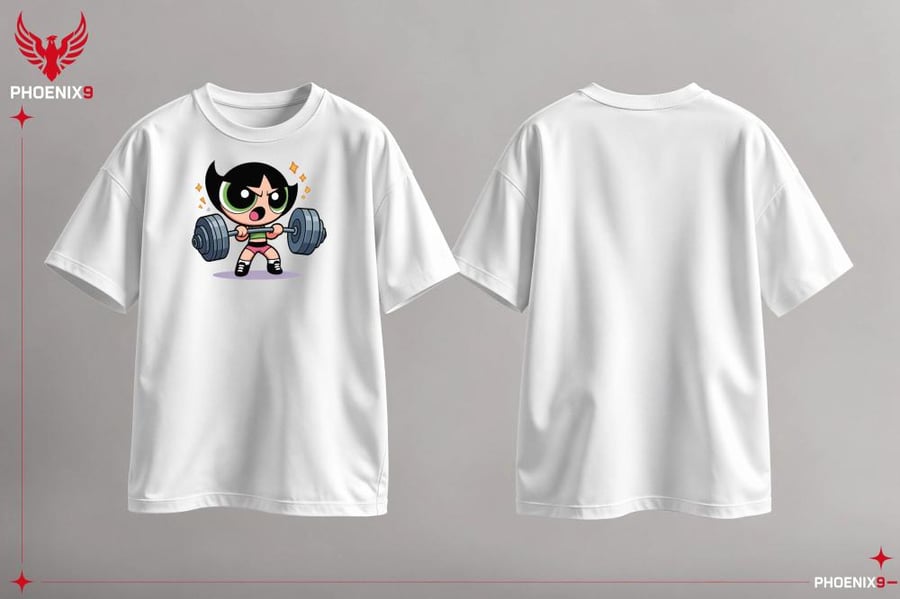 تيشيرت Powerpuff Gym – Buttercup