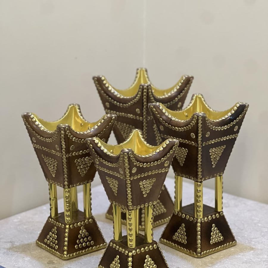 مباخر باكستاني ( شغل يدوي ) خشب