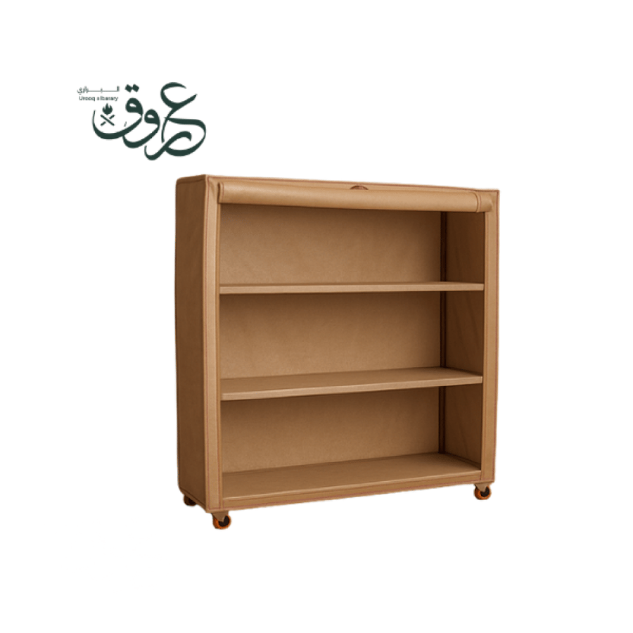 دولاب التخزين جودة الماني للمنزل والحديقة المقاوم للماء والحرارة والغبار لون بني 3 رفوف -130*130سم عمق 70 سم