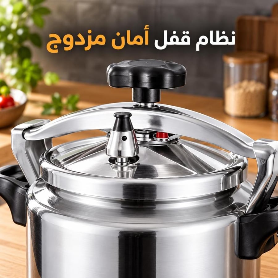 قدر ضغط ألمنيوم للرحلات والكشتات سعة 9 لتر