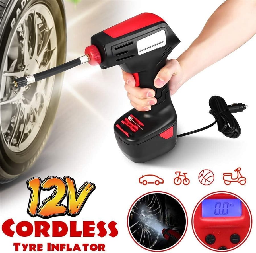 منفاخ اطارات لاسكي 12فولت اسود-92033