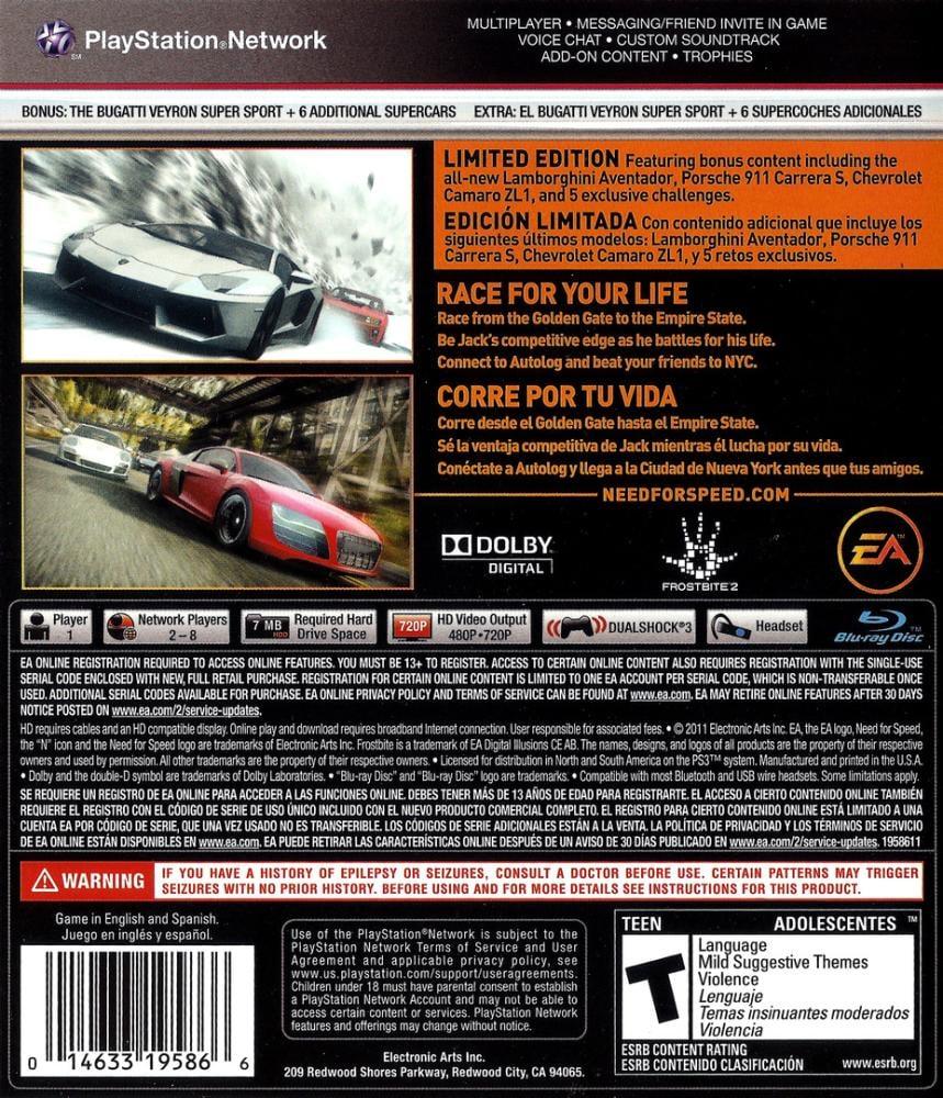 Need for Speed the Run