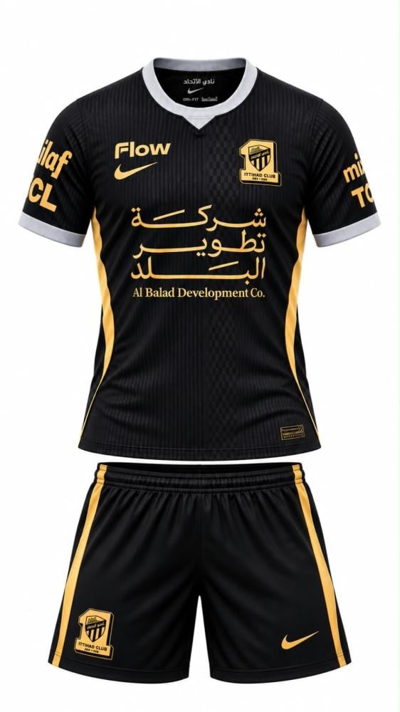 طقم الاتحاد الاسود الجديد 2027