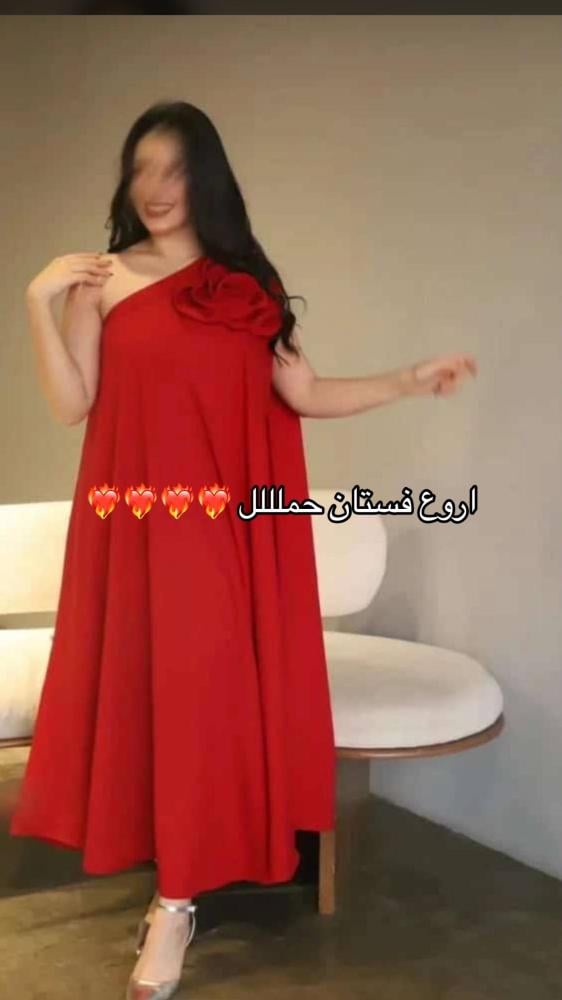 فستان سهره باربي ناعم احمر