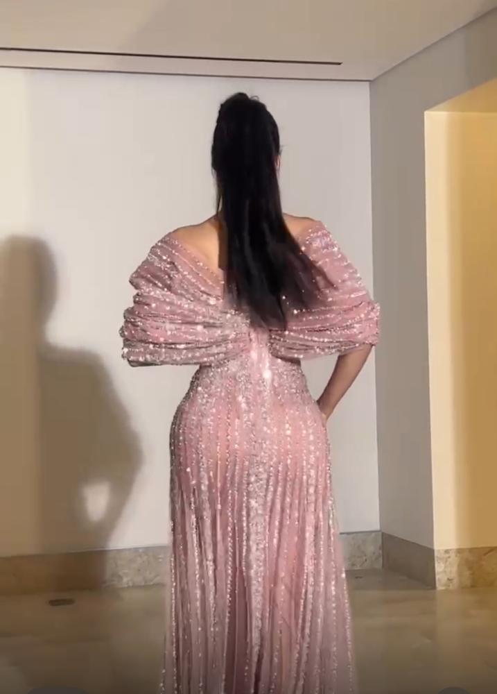 فستان سهرة طويل