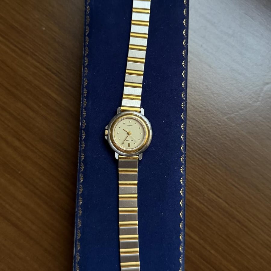 Rhythm Vintage Gold Two-Tone Watch – New Old Stock