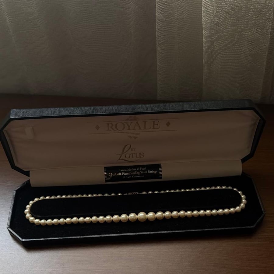 Vintage Royale by Lotus Graduated Pearl Necklace